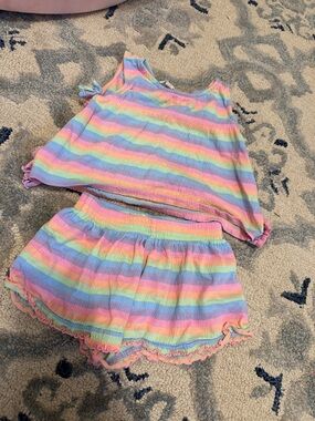 Toddler striped set